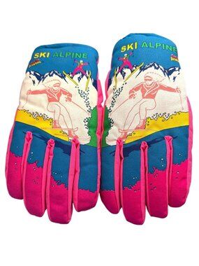 Freezy Freakies Ski Gloves Small Womens Neon Pink Color Changing Magic
